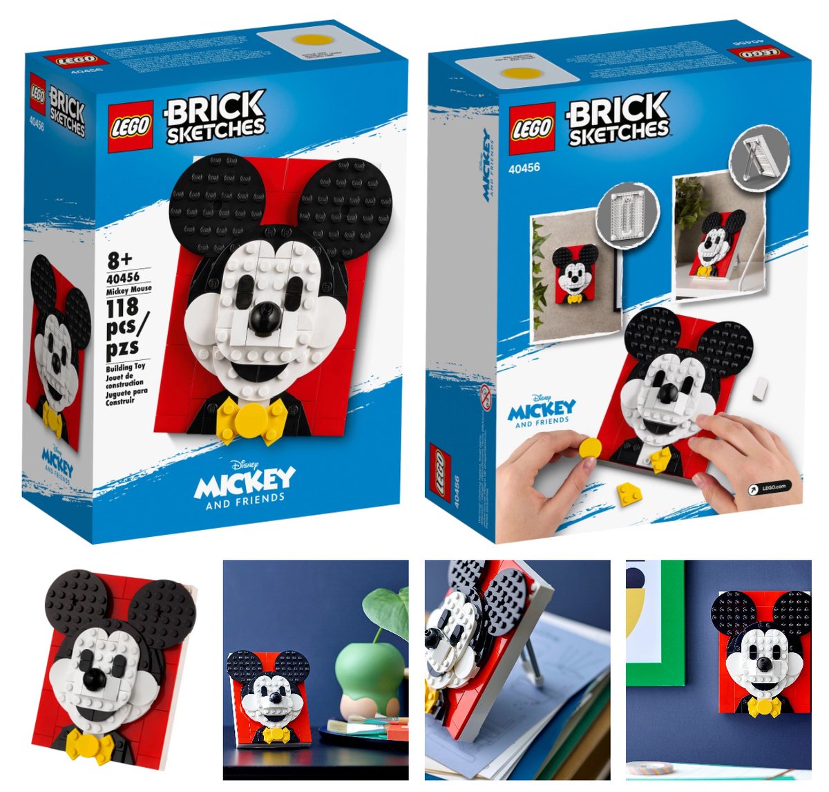 LEGO Brick Sketches Announce LEGO Disney Mickey Mouse and Minnie Mouse
brickultra.com/lego-brick-ske…