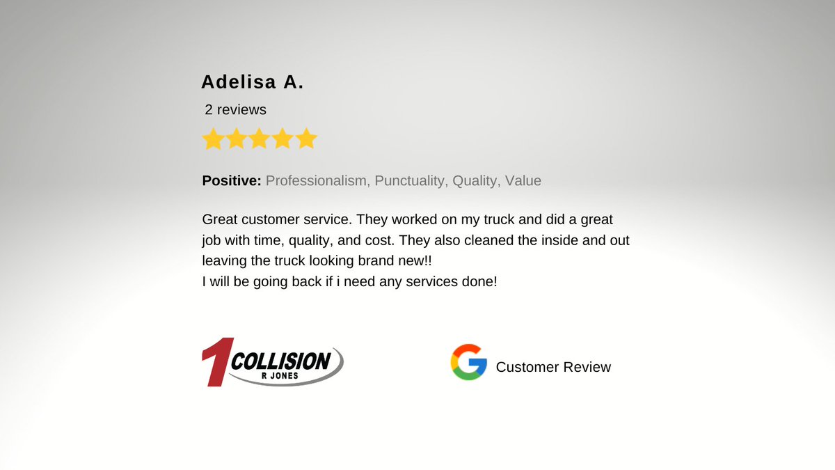 CollisionRJones's tweet image. Check out more real customer reviews and leave your own review of your experience at 1Collision R Jones, here: loom.ly/Ze_g4-Q

#DSMUSA #collisionrepair #autobodyrepair #desmoines #desmoinesia #urbandale #urbandaleia #reviews #customerreviews #customersatisfaction