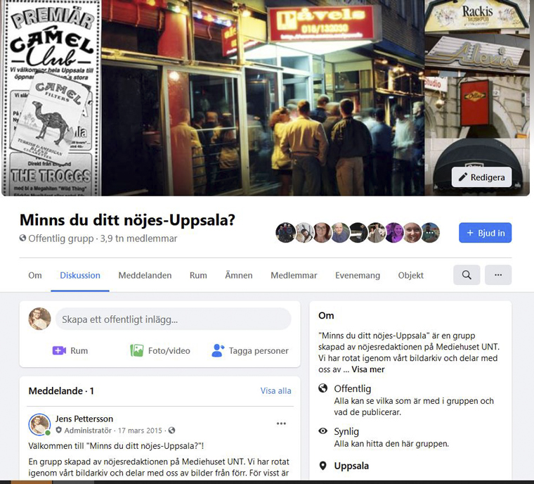 A <a href="/Facebook/">Facebook</a> group taps into nostalgia, encouraging readers to relive their favorite nights of dancing and entertainment. ow.ly/kc3y50Dnnfr <a href="/JensPettersson/">Jens Pettersson</a>