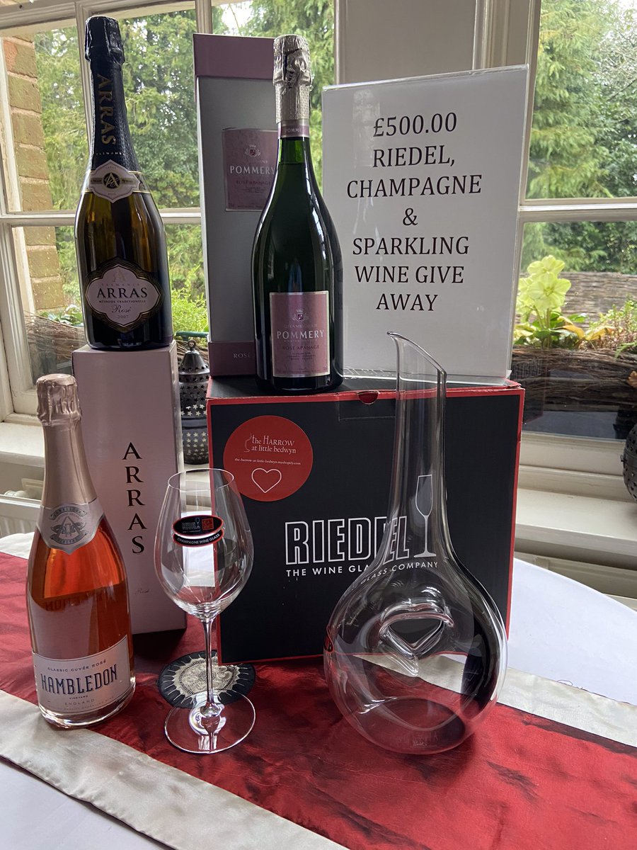 Roger Jones (@littlebedwyn) on Twitter photo Here is a Valentine’s giveaway - £500 worth of goodies from <a href="/RiedelUK/">Riedel UK🍷 Legacy Account</a> <a href="/PommeryOfficial/">Champagne Pommery</a> <a href="/HouseOfArras/">House of Arras</a> <a href="/Hambledonwine/">Hambledon Vineyard</a> you just need to go to theharrowatlittlebedwyn <a href="/instagram/">Instagram</a> account the lucky winner will get this delivered ready for the 14th Here is a Valentine’s giveaway - £500 worth of goodies from <a href="/RiedelUK/">Riedel UK🍷 Legacy Account</a> <a href="/PommeryOfficial/">Champagne Pommery</a> <a href="/HouseOfArras/">House of Arras</a> <a href="/Hambledonwine/">Hambledon Vineyard</a> you just need to go to theharrowatlittlebedwyn <a href="/instagram/">Instagram</a> account the lucky winner will get this delivered ready for the 14th