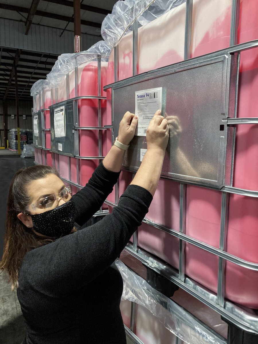 Our Sparks, GA team was working hard last week to get #Teraxxa ready for our farmers. The first 8,000 gallons of Teraxxa F4 200 gal has shipped. Thanks to everyone involved on getting another innovative product to market. Watch out #wireworms! Learn more: teraxxa-wins.com