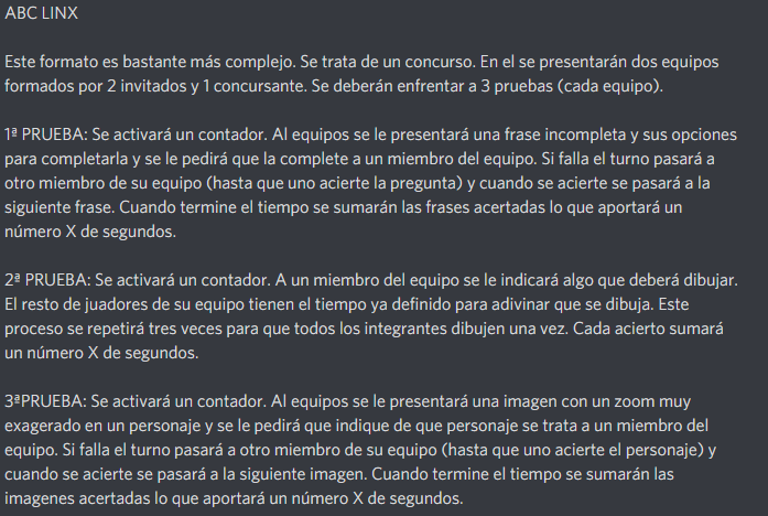 Tendrá un bote que empezará en 50€ y aumentará cada programa que nadie se lo lleve y los ganadores del programa (que no del bote) irán acumulando 2€ por programa. Va a estar muy muy currado