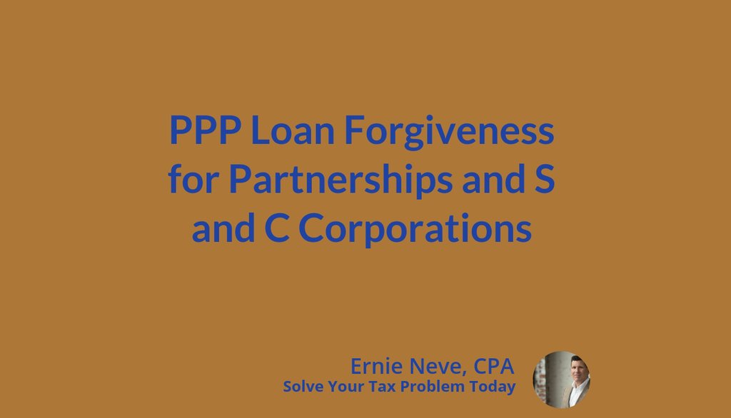 solveirsproblem's tweet image. Using the 60 percent enables the S corporation with no employees other than the sole owner-employee that elects the eight-week covered period to achieve full forgiveness with payments for interest, rent, and utilities.

Read more 👉 lttr.ai/cdtK