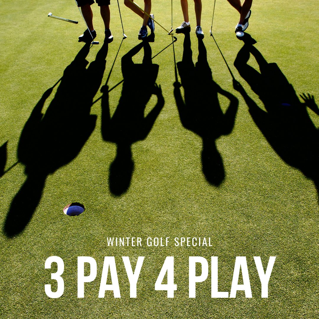 **3 Pay for 4 Play - Weekday Winter Golf Special**
Available Monday - Thursday; rate includes green fees and cart fees. Some restrictions may apply. Call 256-831-7222 and mention this special when booking your tee time.