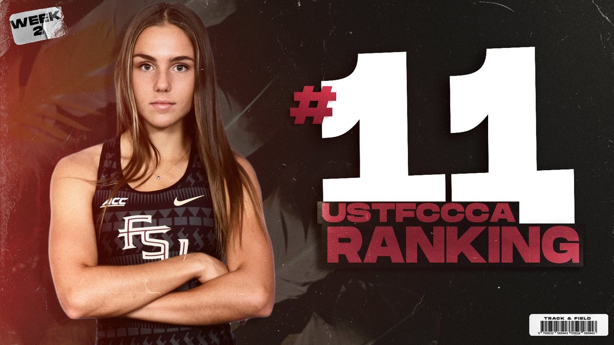 FSU_Track's tweet photo. Women's squad coming in at No. 1️⃣1️⃣ in the @USTFCCCA Indoor Rankings!

#OneTribe | #GoNoles https://t.co/OAu4u3BdRb