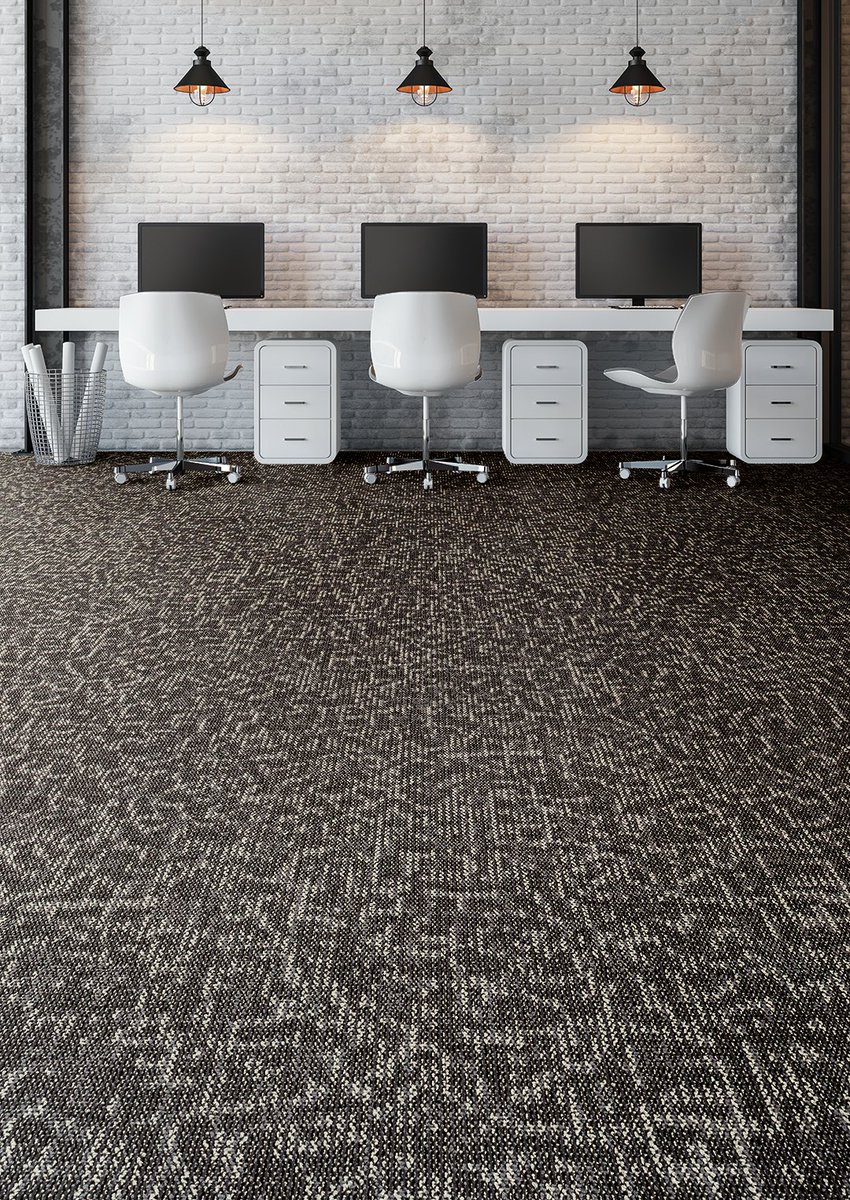 EFContract's tweet photo. With abstract patterning and variations of neutral color, Freestyle brings grounded energy to any interior.

#efcontract #workplacedesign #commercialinteriors #commercialflooring #corporateinteriors #modularcarpet https://t.co/ejVryl9mEh