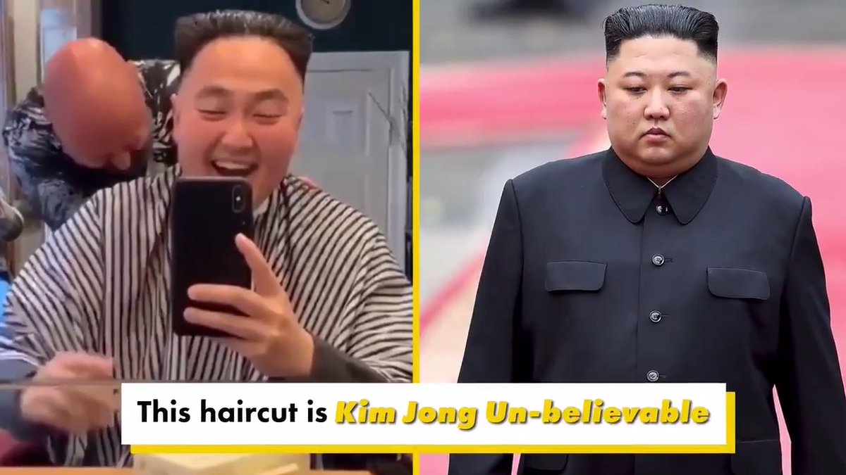 Barber surprises client with ‘Kim Jong un’ haircut