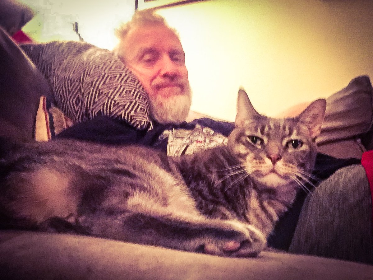 In that moment my heart went out to him. He wasn’t this big tough apex predator. He was a frightened little boy like I’d been. I started being really gentle with him and talking to him real sweet. He started to curl up in my armpit when I took a nap. 5/