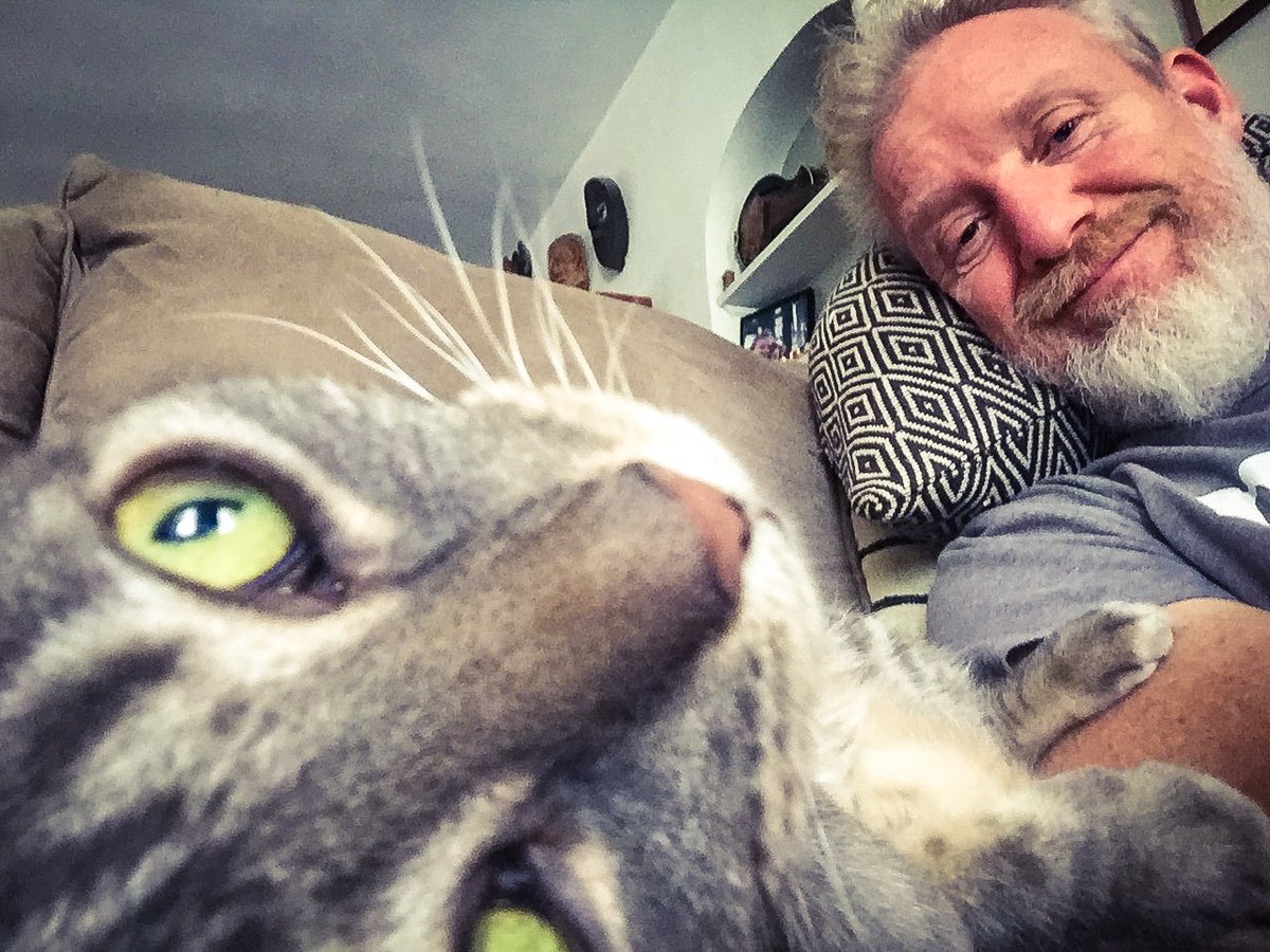 Around this time, I started on Twitter. I also started photographing Gus a lot. I was telling somebody how stupid I thought it was that I was posting all these pictures of my cat. “Cats are the most popular thing on the Internet,” they told me. Uh, oh. 6/