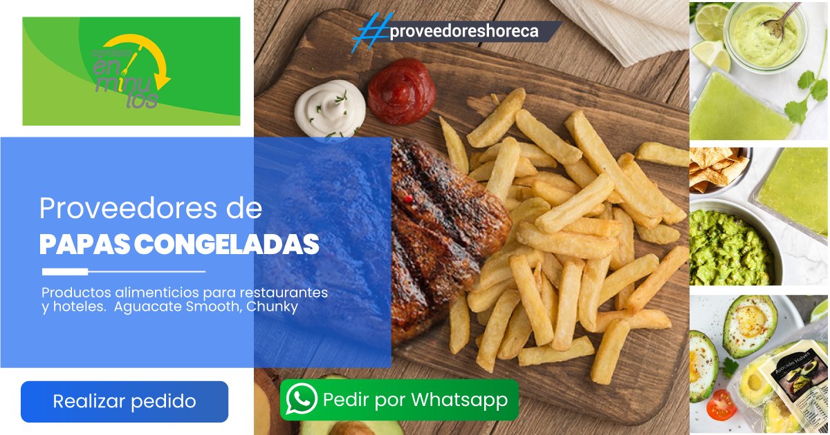 👉Haz probado la excelente calidad de papas congeladas que <a href="/agrilisto/">Agrilisto del Ecuador</a>  te ofrece? Buscas sus productos hoy en el 🔵Directorio Hostelería Ecuador🔵

#horeca #hospitalidad #proveedores #alimentosybebidas #restaurantes #gastronomia #hotelerosecuador
hosteleriaecuador.com/en-minutos-cia…