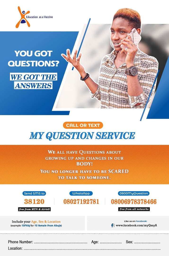 Survivors can get help from a professional to help their healing process.  Such counselling can be gotten at Sexual Assault Referral Centres (SARC). You can also speak to a counselor on the EVA My Question and Answer Platform.  #NoToSGBV  #ItsNotOkay