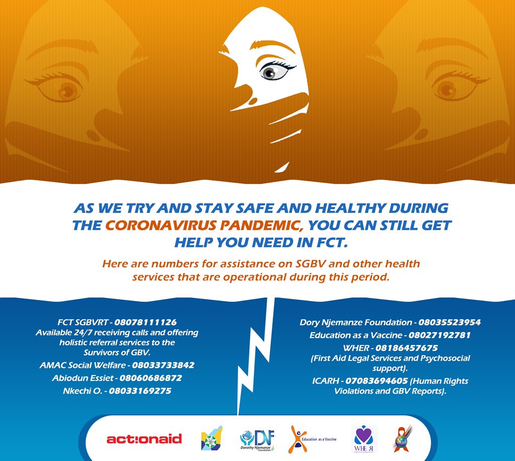 Survivors can get help from a professional to help their healing process.  Such counselling can be gotten at Sexual Assault Referral Centres (SARC). You can also speak to a counselor on the EVA My Question and Answer Platform.  #NoToSGBV  #ItsNotOkay