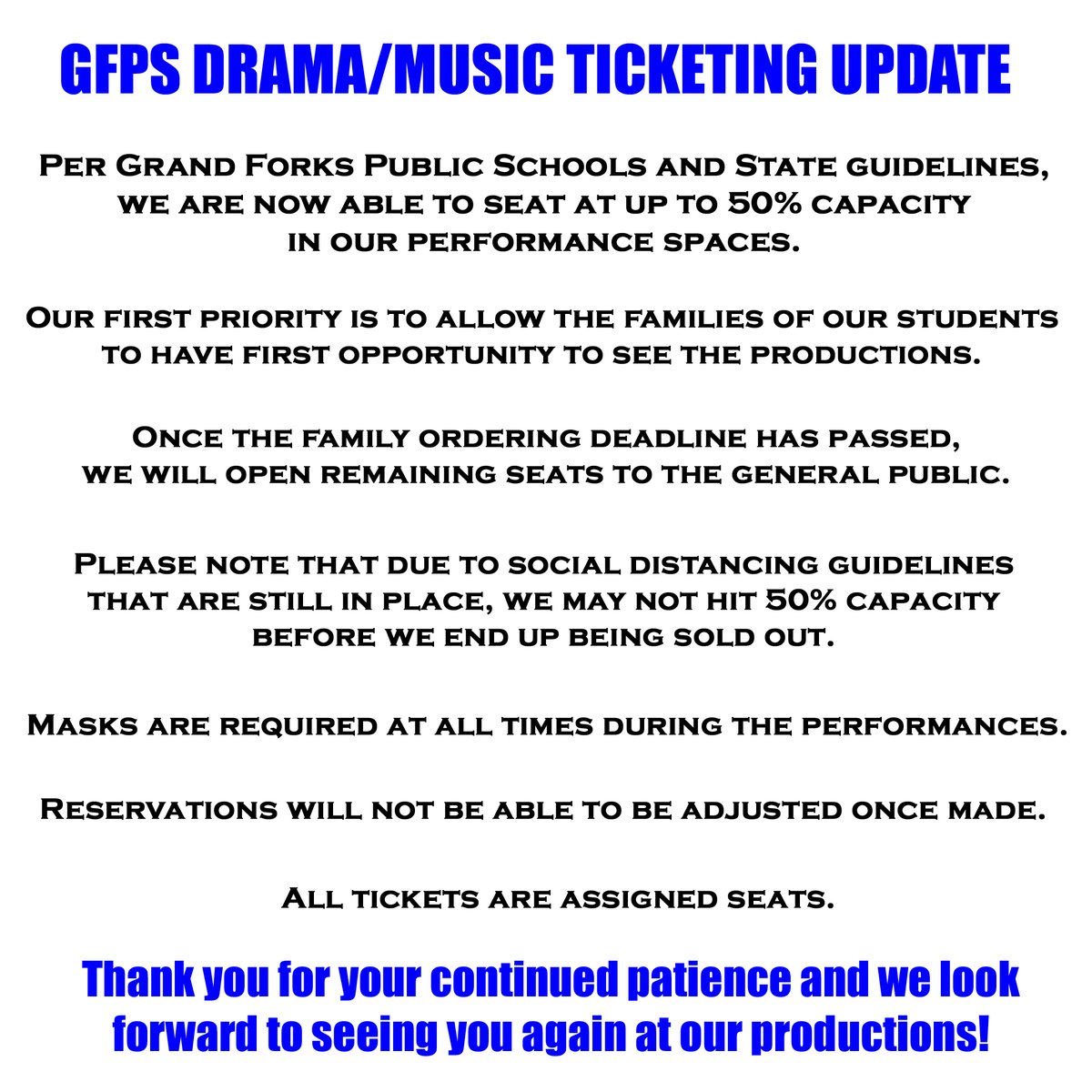 Some exciting news - we're inching closer to seeing our valued patrons again!

Each production and venue will have their quirks to work out logistically, so there may be short notice or change in availability, etc. 

More information will be posted at spacompany.org/tickets