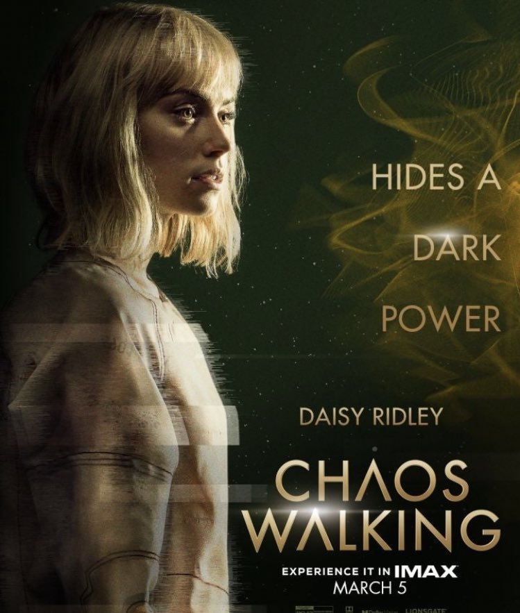 Scavenger_Jakku's tweet photo. New Chaos Walking posters &amp; the power of Viola Eade &amp; Todd Hewitt! 😍❤️#DaisyRidley #TomHolland #ChaosWalking https://t.co/q3OWPRsYYp