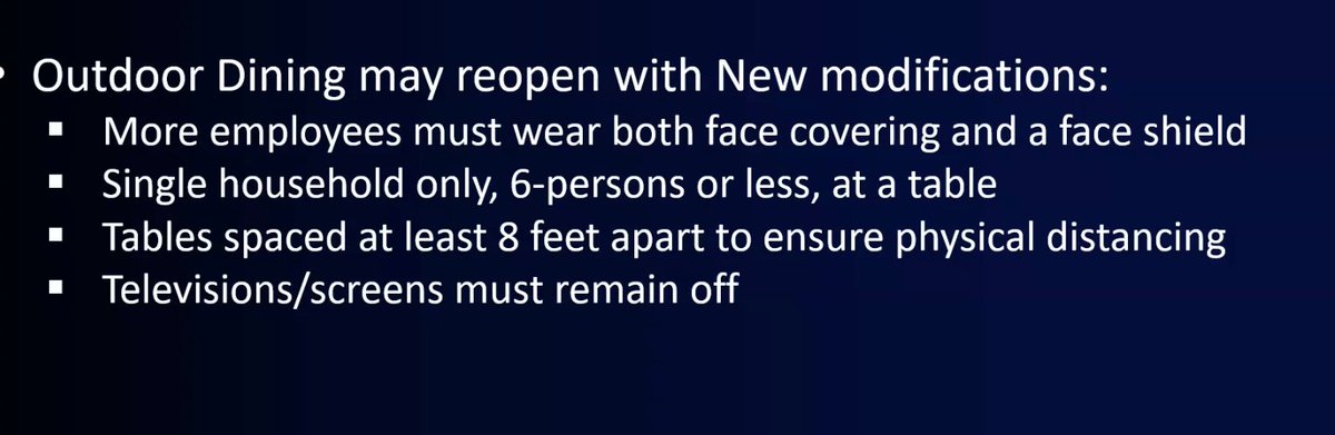 now that outdoor dining is reopening, I have no idea what's going to happen. so much mixed messaging in LA, officials say you can only eat with members of your household. but CA HHS secretary Ghaly says: "If you miss a friend, you can go out to eat together."