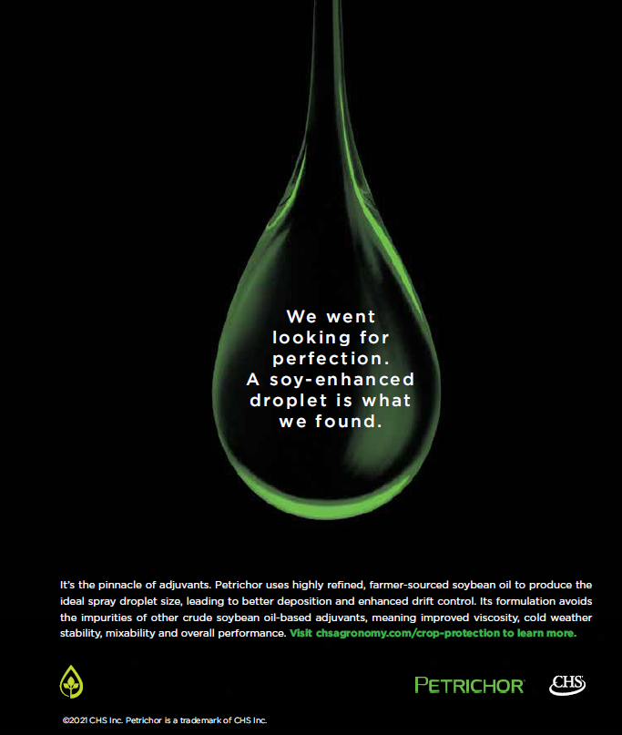 Bringing new innovation to oil-emulsion drift control with Petrichor! Petrichor utilizes the best raw materials with CHS refined soybean oil to provided enhanced weed control, droplet size and reduced drift. Don't settle, innovate! #petrichor #soyenhanced #soycircle @CHSAgronomy