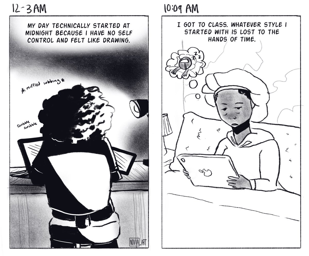 welcome to my twisted mind or w/e #hourlycomicday 