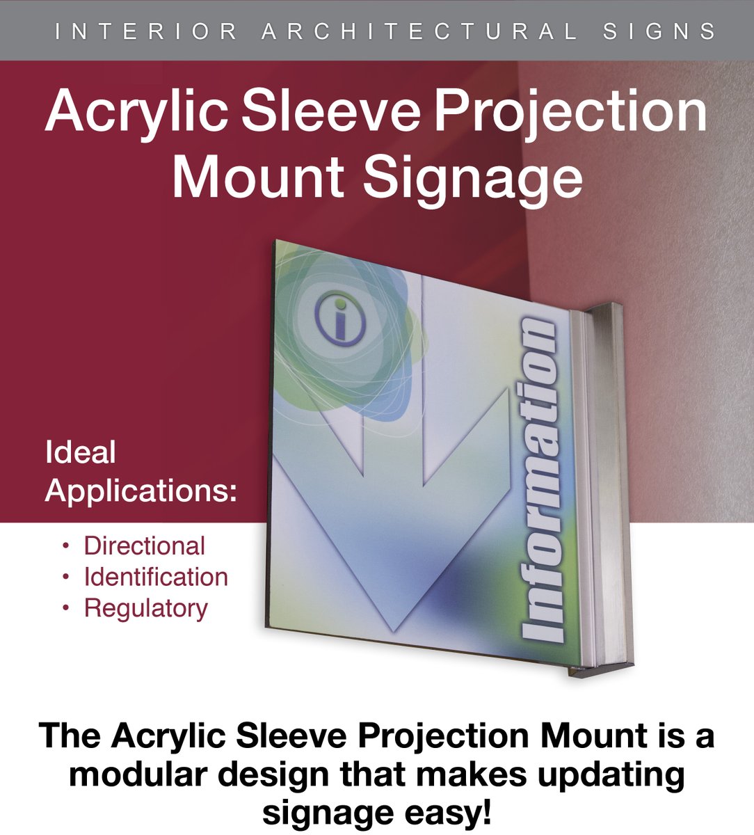 Are your customers looking for a modular interior sign that is easy and efficient to update with just the use of panels? 
Visit howardindustries.com or call us at 800-458-0591 for more information!
#signage #Manufacturer #interior #howardindustries #acrylic