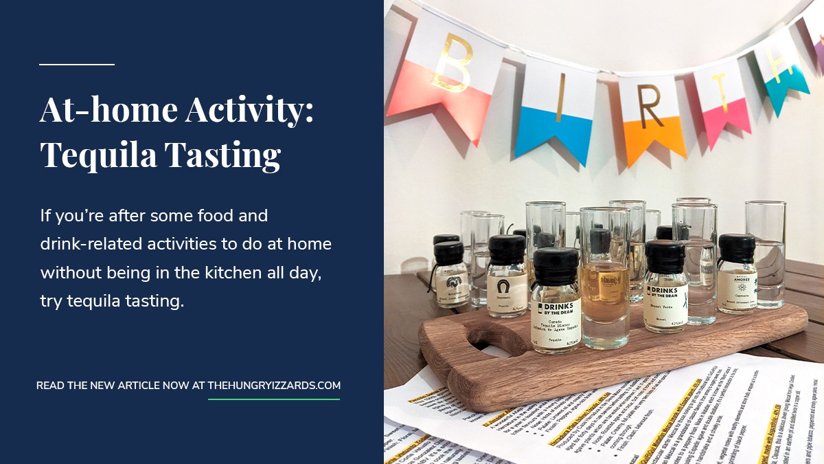 hungryizzards's tweet photo. We've been a bit quiet lately but we're back with some #lockdown activity ideas. 
We did our own tequila tasting using a collection from @DrinksByTheDram and it was great fun turning it into a night in!
Read the new #blog here:
https://t.co/PN9FSWZ30D
#Tequila #drinks https://t.co/ZnUPvZj4vG