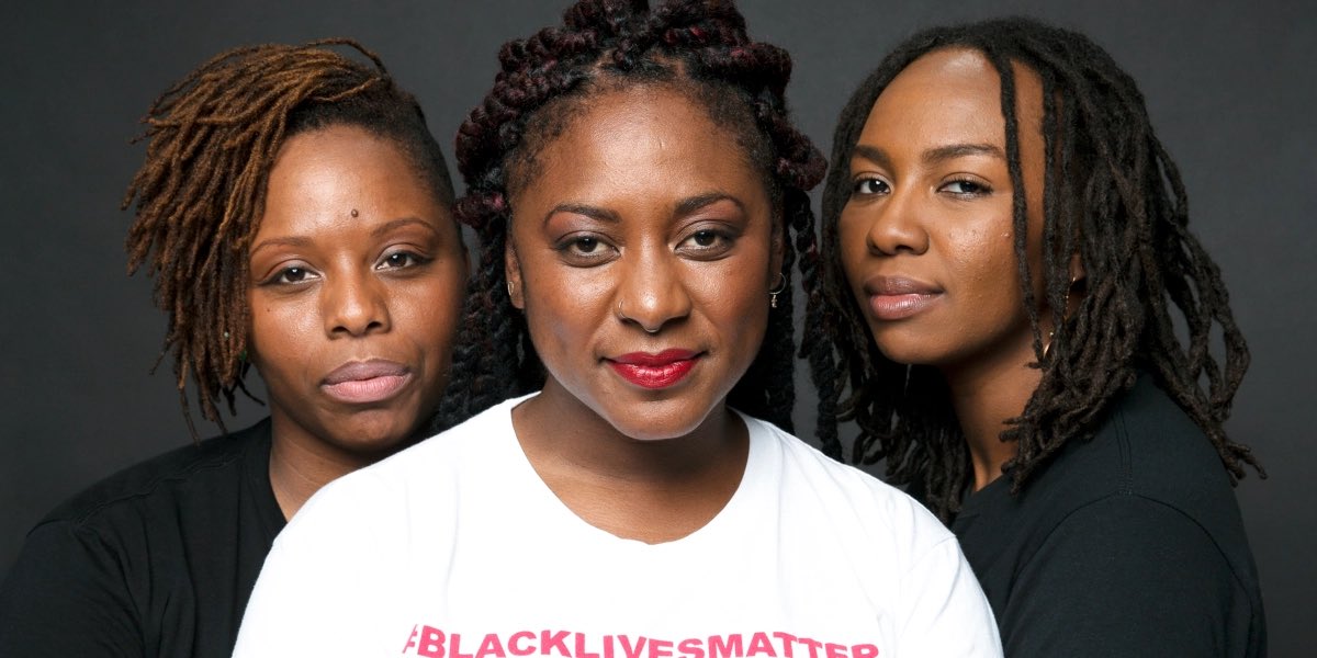 Fun fact, 2 of the Black Lives Matter founders are Queer Black Women. Patrice Cullors (left) and Alicia Garza (middle).