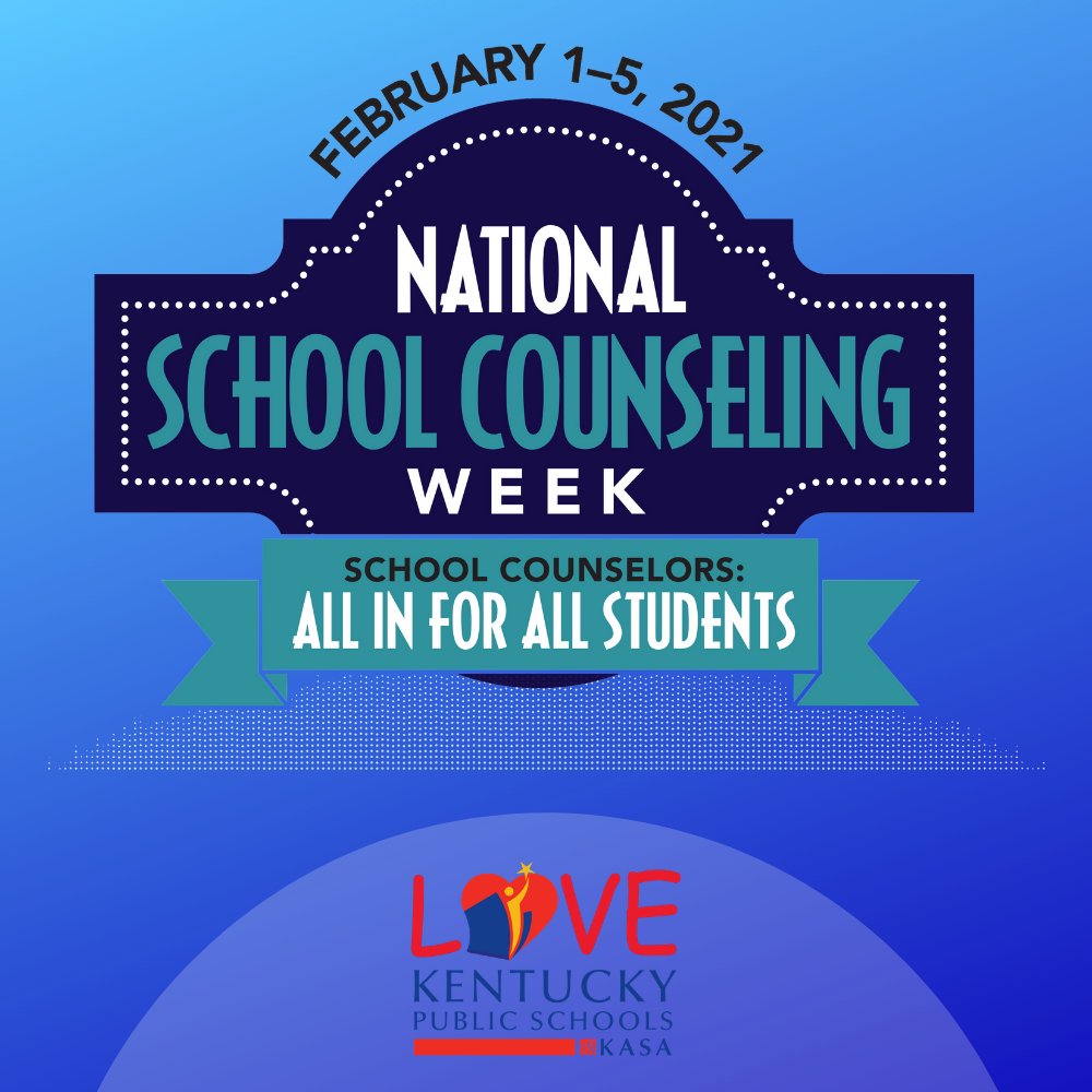 KASAEdLeader's tweet photo. KASA is proud to celebrate National School Counselor Week February 1st -5th. Let's celebrate the work of this amazing profession all week and thank those who help our children find the best ways to succeed and thrive in the classroom! https://t.co/W0kcm4E9pa