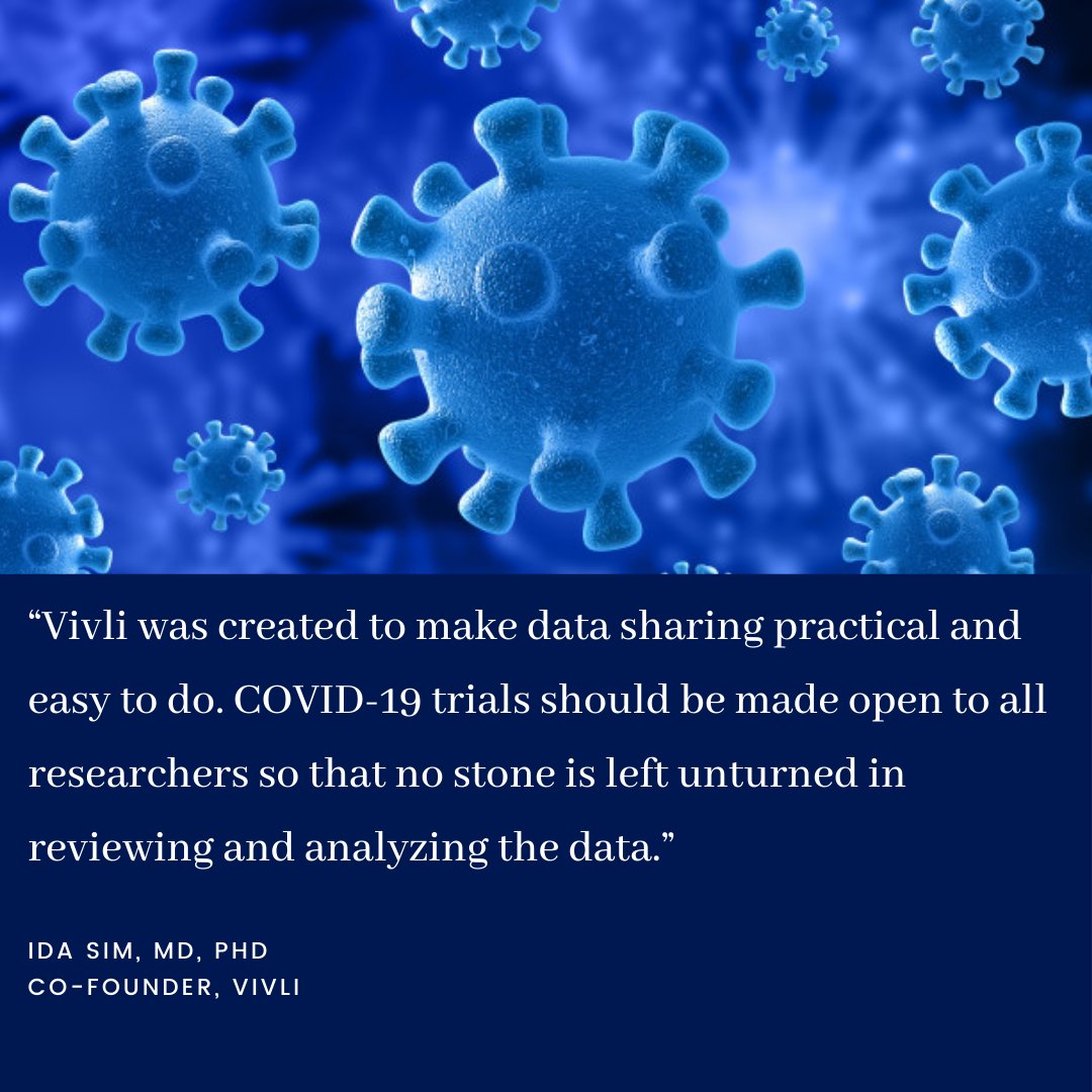 Today, data sharing is no longer an option—it’s imperative. Find out how to share your COVID-19 related clinical data on our platform: vivli.org/how-to-share-y…