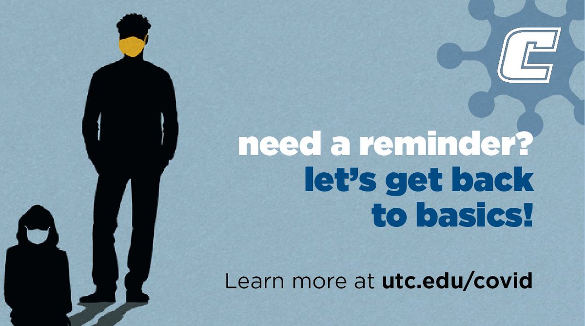 UTChattanooga's tweet image. #REMINDER‼️ to get back to the basics as you continue to #ReturnToCampus🏫. 

bit.ly/39AEFrS

#MocsMaskUp😷
#ProtectTheNest🐦
#6FeetApart📏