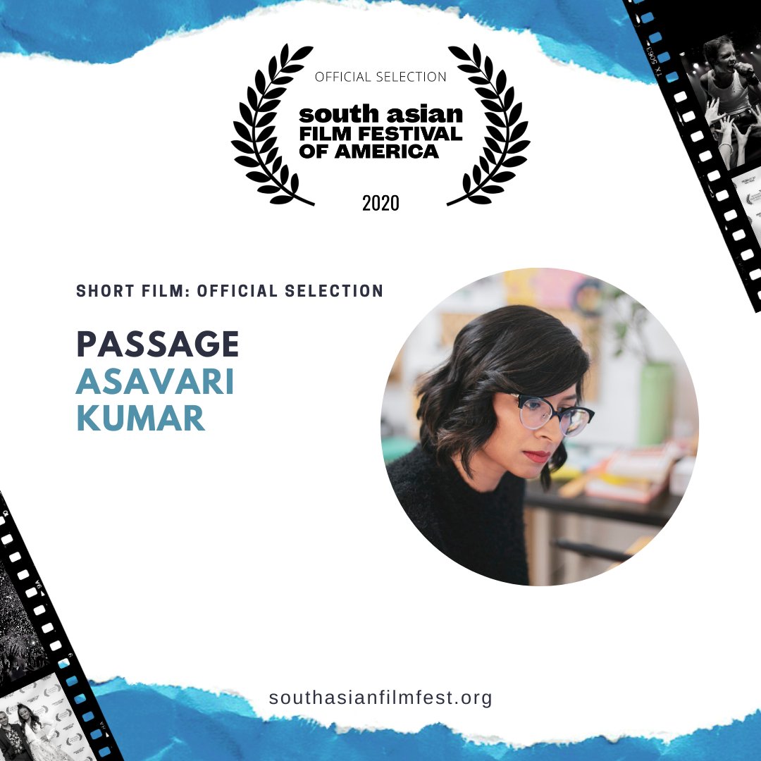 #PassageFilm continues it's amazing journey as an official selection at the South Asian Film Festival of America presented by #productofculture. We're excited to be screening at #SAFFA, this year's edition is going digital and will be available beginning this month 🙏🏽❤️