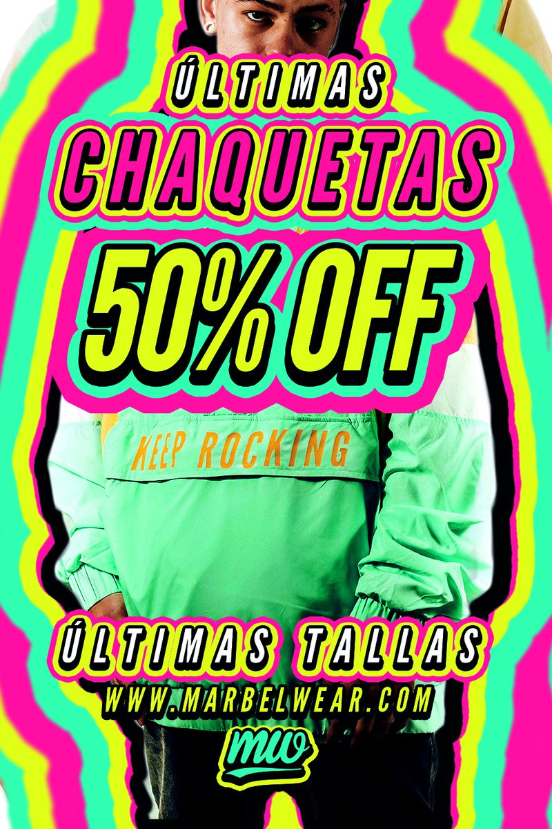 Todas las CHAQUETAS al 50% en marbelwear.com &amp; Marbel Store Grx