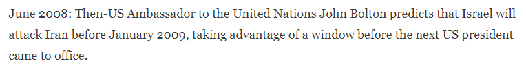 The US & Israel have been fearmongering about Iran being days, weeks, months, or years away from producing nuclear weapons for decades. https://www.csmonitor.com/World/Middle-East/2011/1108/Imminent-Iran-nuclear-threat-A-timeline-of-warnings-since-1979/Earliest-warnings-1979-84