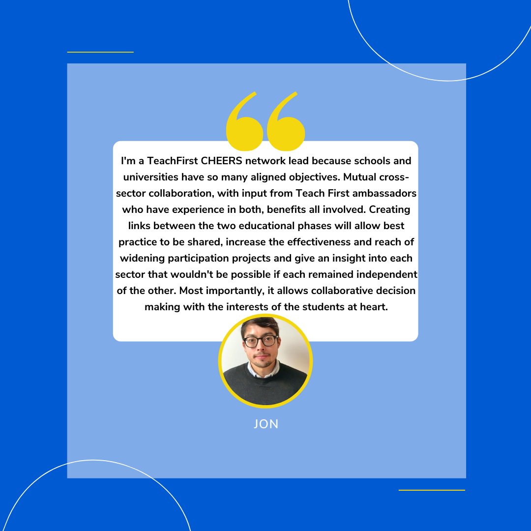 Our Network Lead for today is <a href="/DattaJon/">Jon Datta</a>. Jon is a 2013 ambassador turned outreach coordinator for Trinity College, Cambridge. Read about Jon's motivation for joining the TF CHEERS team here...