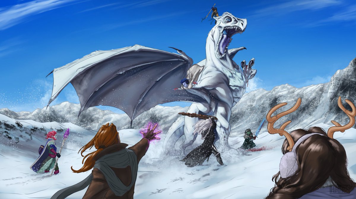 hierothraxs's tweet photo. #CriticalRoleSpoilers 
And that ll be where I ll leave this one… 
#CriticalRoleFanArt #Mightynein #DnD #Dragon https://t.co/5DOkhcrAfx