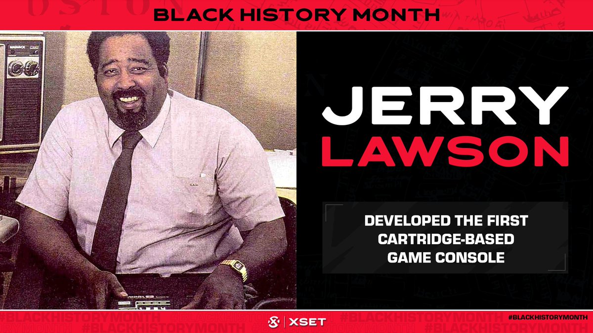 One of the first Black game designers, Jerry Lawson, “the father of modern gaming”, led the development of the first game cartridge in the 1970s. Lawson's work changed gaming forever, as consoles made playing games an at-home experience. #BlackHistoryMonth  