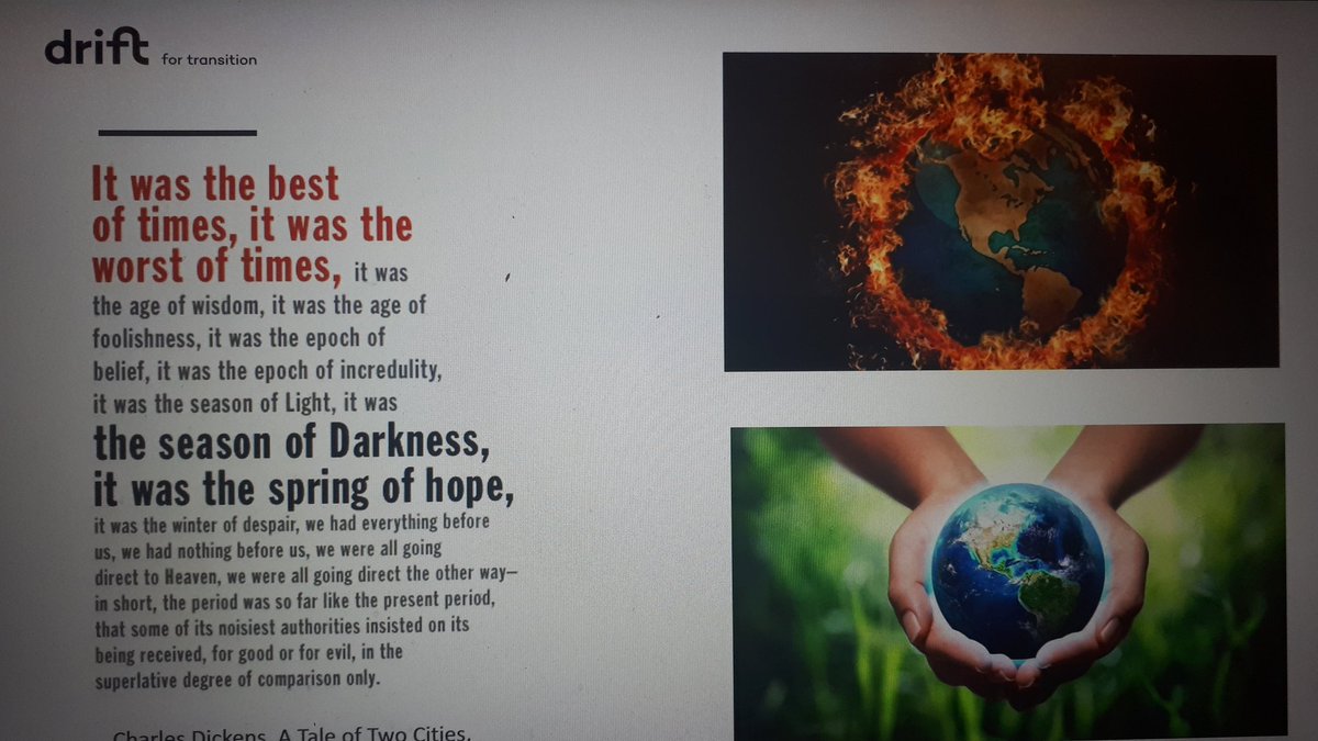 Interessante en heldere lezing 'Het nut van Transitie of transitie van het nut' door Derk Loorbach, hoogleraar sociaal-economische transities aan de EUR. Op naar een nieuwe evenwichtige economie voor mens &amp; natuur! @Stadmakers010 <a href="/Stadsbeheer010/">Stadsbeheer010</a> <a href="/duurzaam010/">Rotterdam Duurzaam</a>