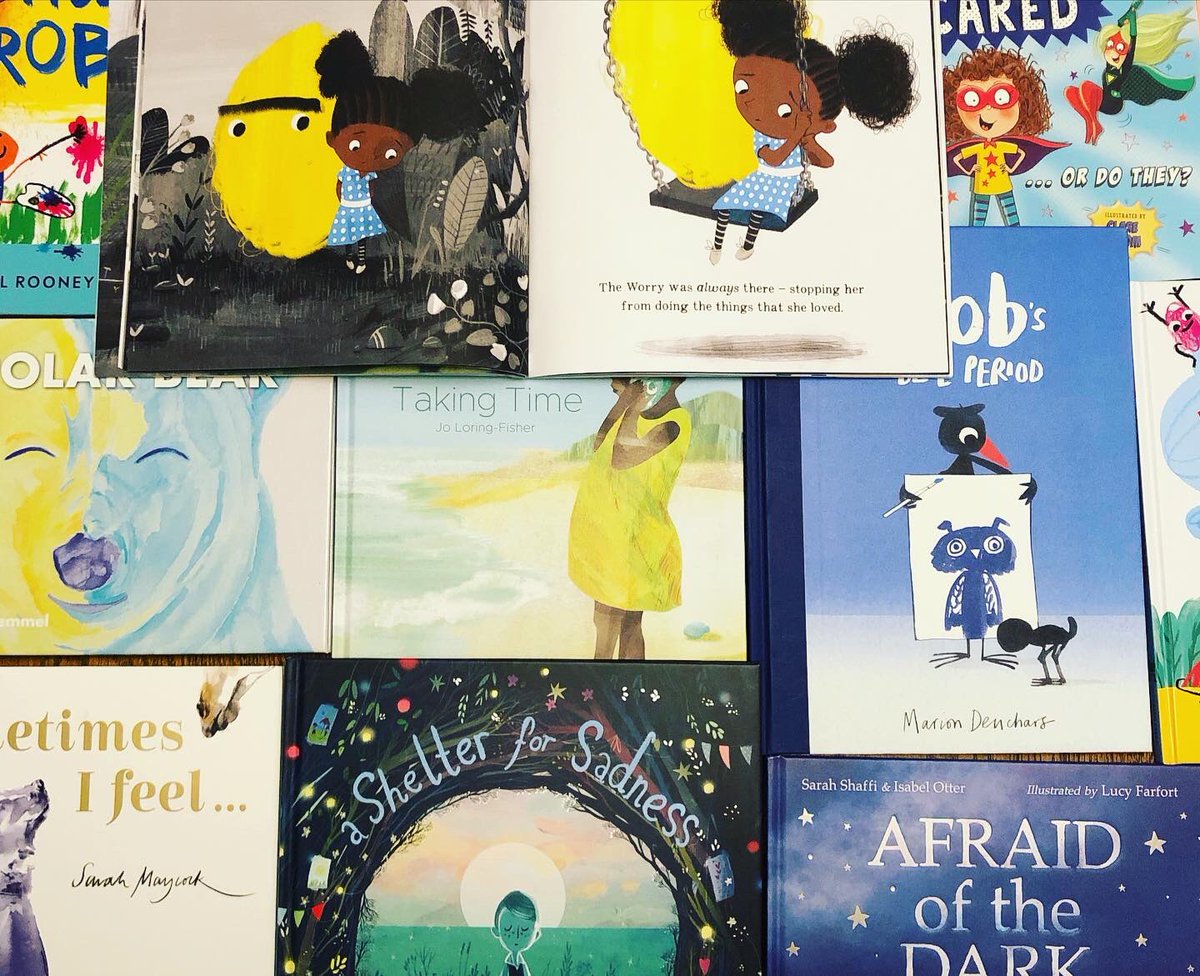 Featuring...The Problem with Problems by  @RooneyRachel &  @zehrahicks  @AndersenPress Ruby’s Worry by  @TomPercivalsays  @KidsBloomsbury Superheroes Don’t Get Scared by  @writes_kate &  @ClareElsom  @KidsWelbeck Where Happiness Begins by  @EvaEland  @AndersenPress