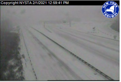 jimfeldman's tweet photo. Looking North on the #NYSThruway in #OrangeCounty before Exit 16. South of here, a vehicle broke down on the northbound Thruway/#I87 and has the right lane blocked. @wcbs880traffic @wcbs880 https://t.co/uNIU5VlBwr