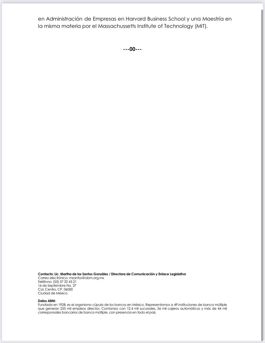AsocBancosMx's tweet photo. Comunicado de prensa. Daniel Becker Feldman es electo por unanimidad presidente de la ABM para el periodo 2021 - 2023.

#ComunicadoDePrensa
#ABM https://t.co/JhBMNwxrEk