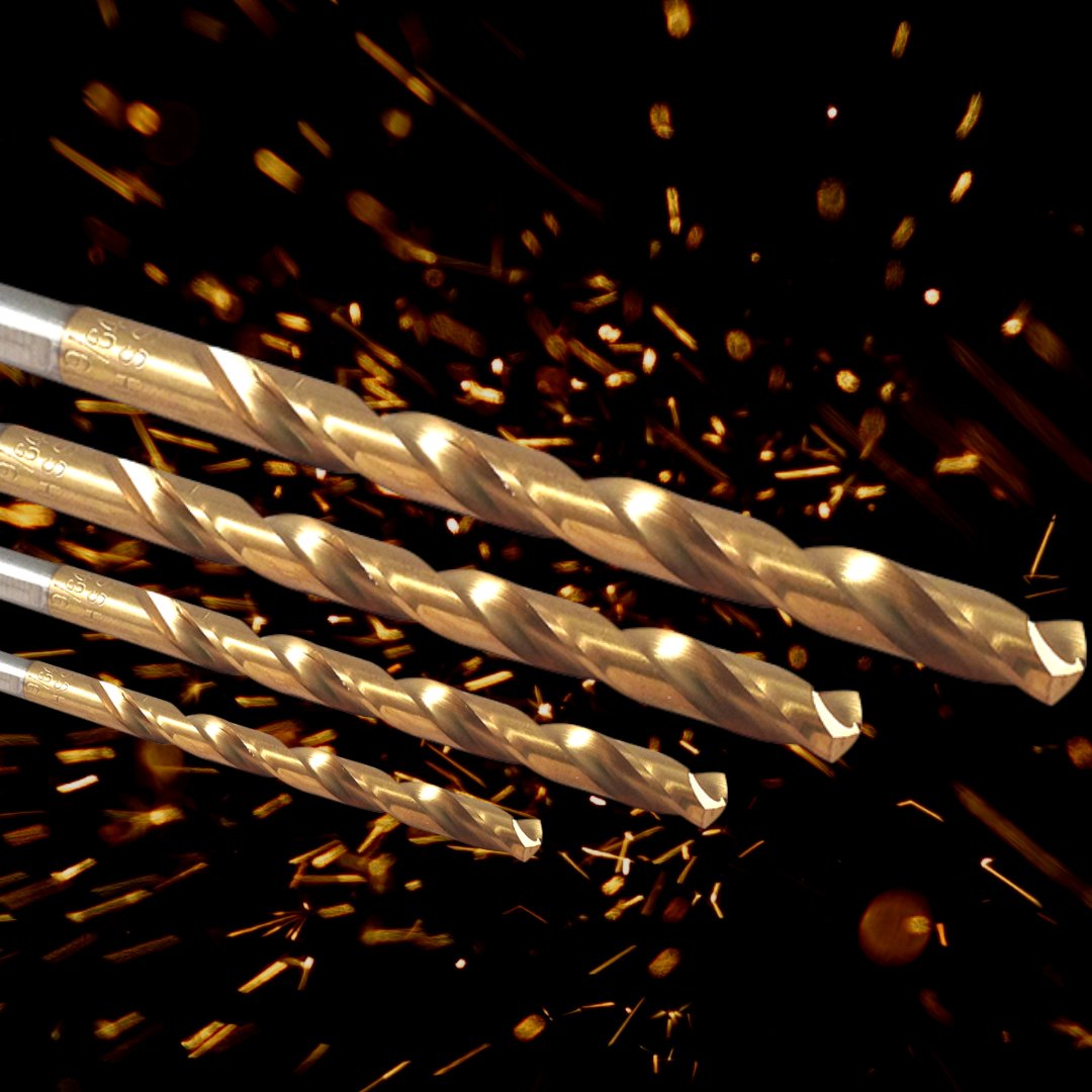 Instatoolstore's tweet image. Even though some try to look like our High performance HSS drills, none can compare! Try our Titanium Nitride coated M2 high speed steel drill bits to  get better tools.

#instatool #tooldelivery #houston #htx #1hour #fast #work #bettertools #HSS #tooldelivery #M2drills #TiN