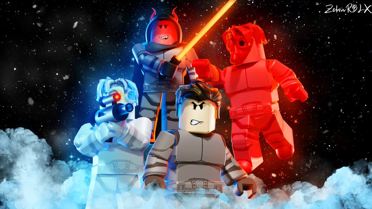 Zeblyno's tweet image. A new game thumbnail I created for an upcoming game by @ponchokings3 ! 💙
Likes and RTs are appreciated! 😊
#ROBLOX #RobloxDev #robloxart #RobloxGFX