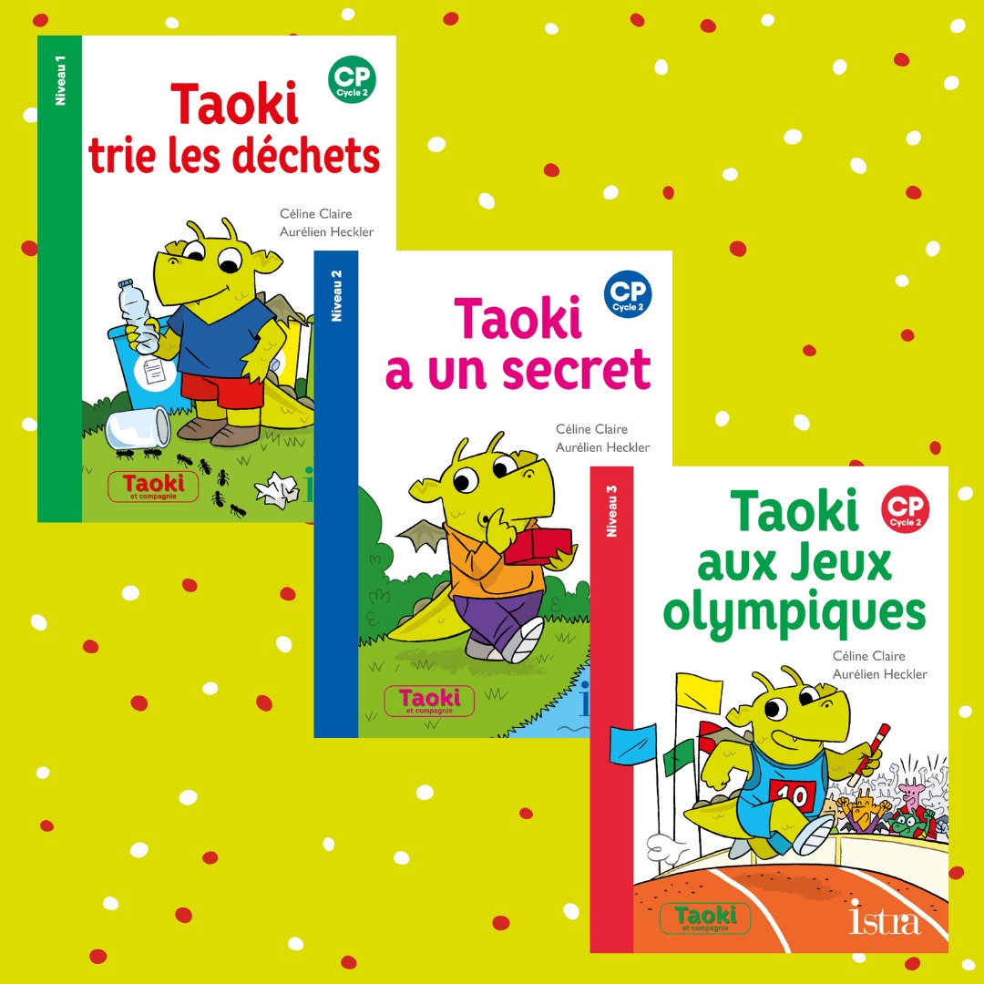 HachetteEduc's tweet photo. #Élémentaire – Nouveautés 🎉
Quelles nouvelles aventures pour #Taoki en 2021 ?
Après avoir joué les apprentis jardiniers, il tentera de préparer une surprise à ses amis, avant de participer aux Jeux olympiques !
Découvrez les nouveaux albums #CP 👉 https://t.co/bzQICbp6sp https://t.co/gGCxH03zHz