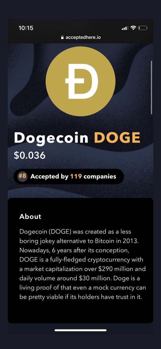 theAdawg1012's tweet photo. #doge #Dogecoins #dogetothemoon #dogecointo1dollar https://t.co/uTG8ckYS8S