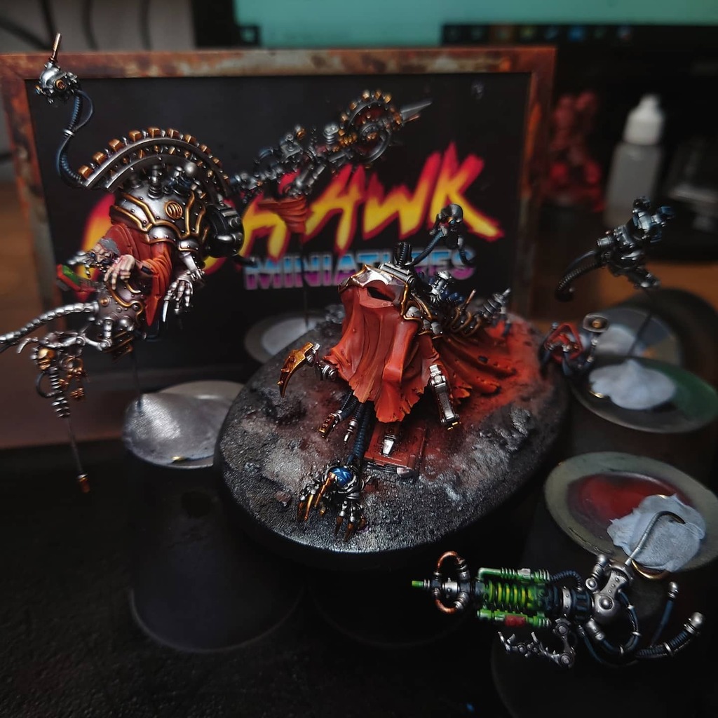 MohawkMiniatur2's tweet photo. Let's try to get this lad finished tonight!

https://t.co/jkKWVwvWQW

#warhammer #warhammer40k #40k #admech #adeptusmechanicus #mini #miniatures #commission #paintingwarhammer #airbrush #art #minipainting #eavymetal #coolminiornot #coolmini #painting #gexodrom #osl #dztv #i… https://t.co/hEHKN01AnL