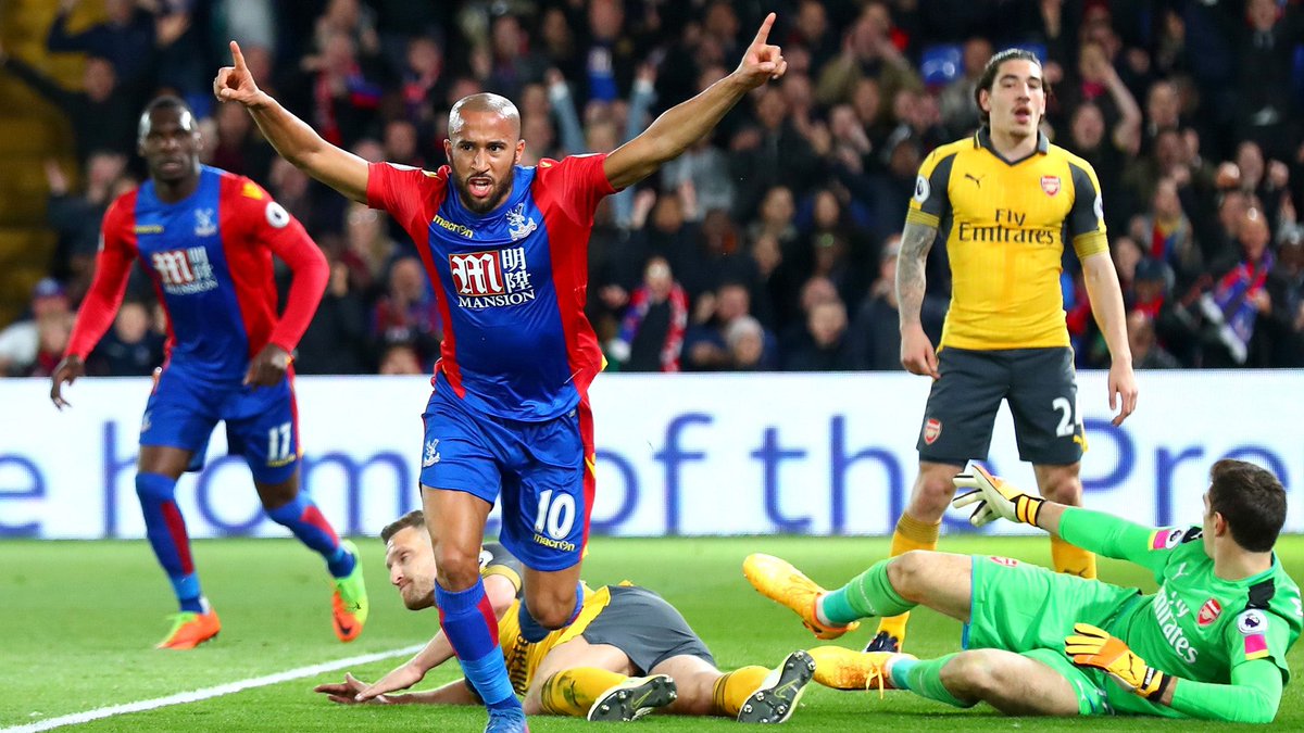 Palace 3 - 0 Arsenal - 2017We seemed to struggle against Arsenal when it came to getting results against the ‘big 6’.Friday night under the Selhurst lights, we finally beat them and thumped them 3-0. Cabaye at his best with a class goal & Townsend with an honourable mention.