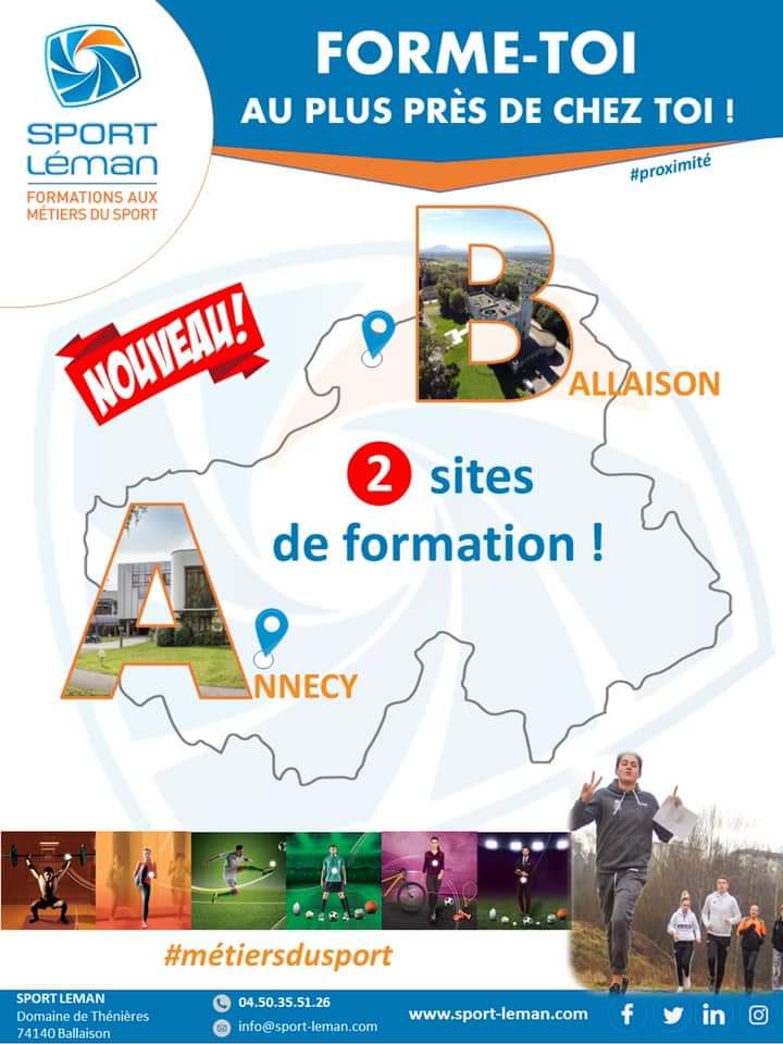 SportLeman_off's tweet photo. 🚨𝔽𝕝𝕒𝕤𝕙 𝕚𝕟𝕗𝕠 !
🏣 SPORT LEMAN ouvre un nouveau site de formation à #annecy ! 
🏋🏼‍♂️Ose ton avenir et fais de ta passion ton métier.

#bpjeps #coachsportif #marketingsportif
#sportscollectifs #educateursportif #bpjepsafhm #profdefitness #musculation #haltérophilie #football https://t.co/gzHMs6w1K0