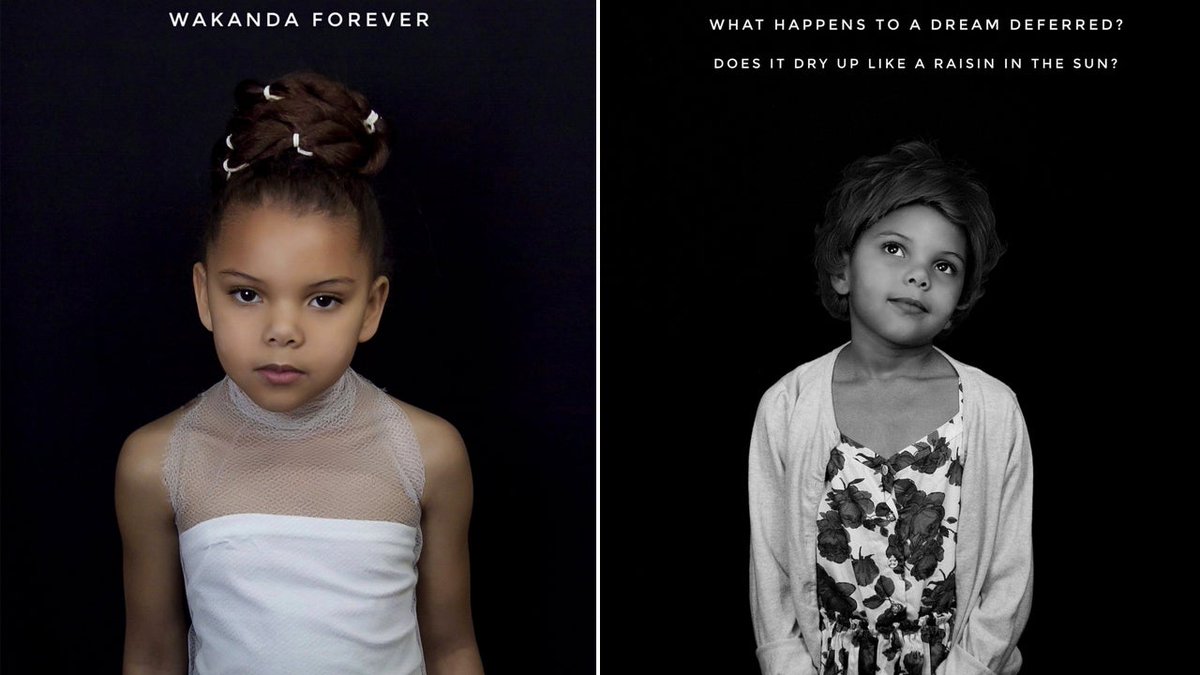 1/ 6-year-old Lola Jones paying tribute to Black voices in the arts in a 2018  #BlackHistoryMonth   photo series. https://ietv.co/2YAEcja&nbsp;:  @MsKittiFatale