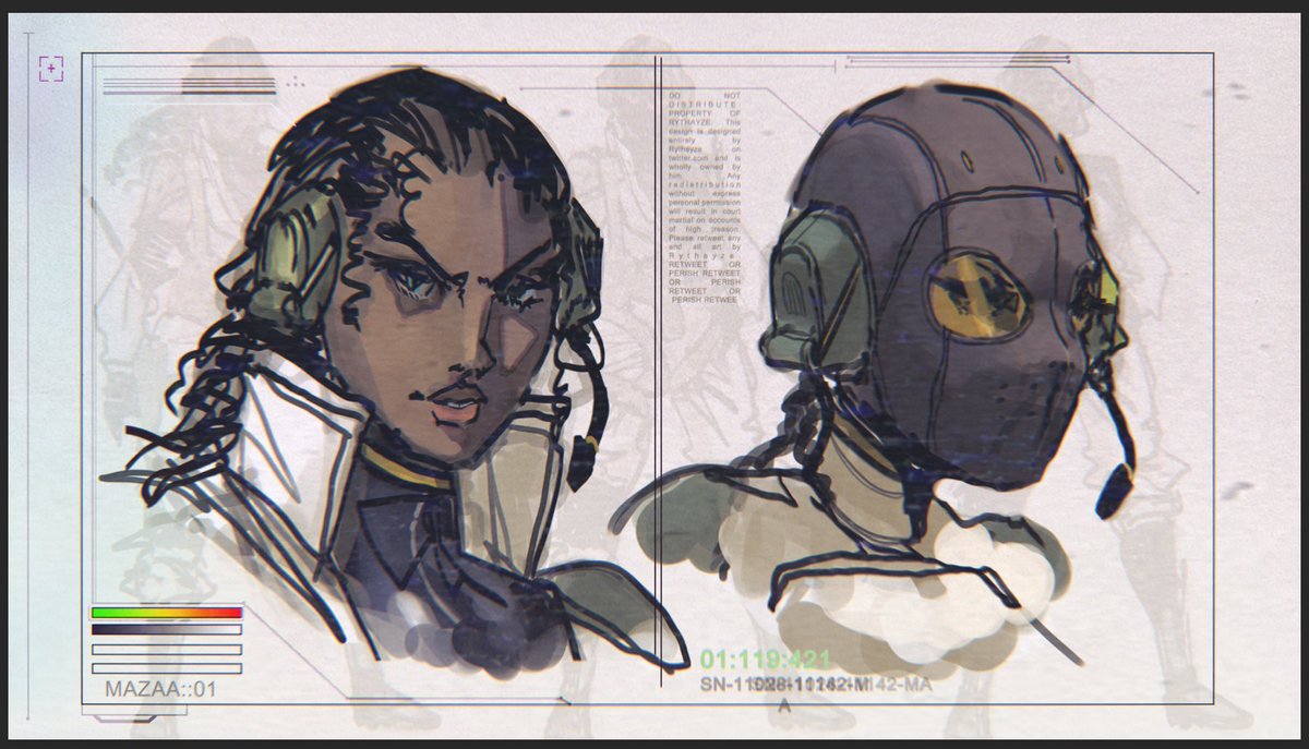 [MAZAA] more rough concept sketches for Mazaa. Again obvious Yoji Shinkawa inspiration (and a little bit of JSRF) 