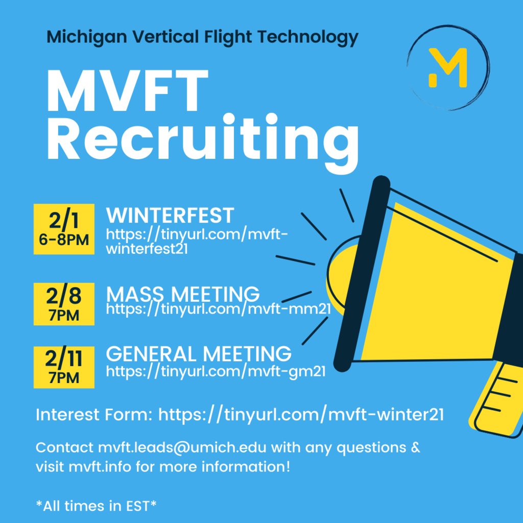 UM_MVFT's tweet photo. It’s winter recruiting season! Come check us out at Winterfest tonight, or stop by a mass meeting next week! https://t.co/WzOTwCSydT