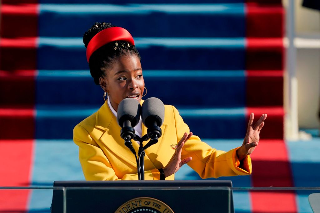 5/ This year, just days ahead of the start of  #BlackHistoryMonth  ,  @TheAmandaGorman made history as the youngest poet laureate to read at a presidential inauguration. https://ietv.co/3j8mvRA&nbsp;