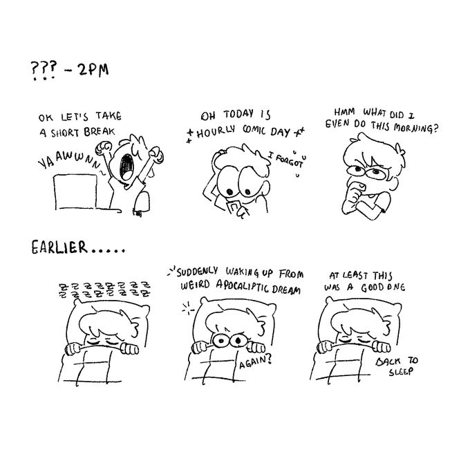 This is my first #hourlycomicday 