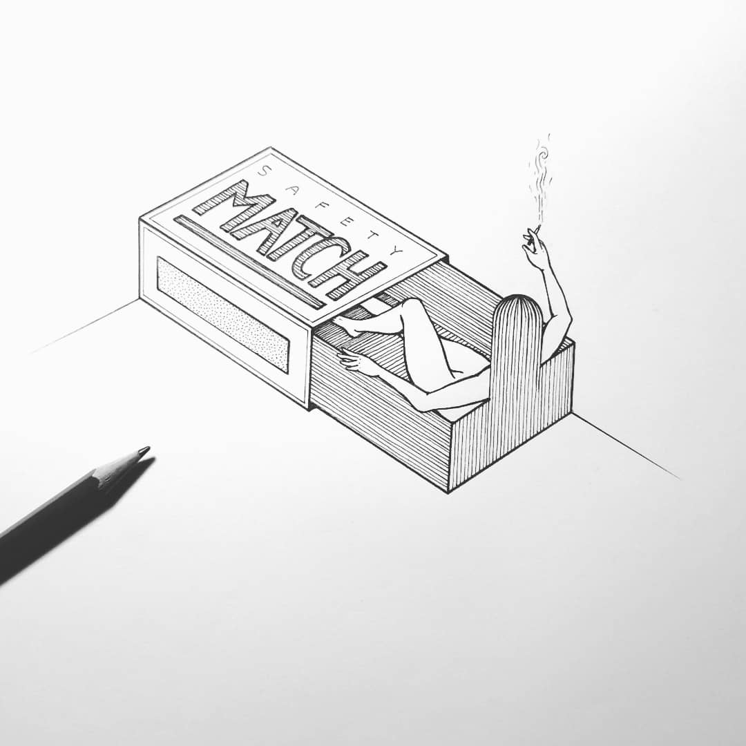 IreneBeltrame1's tweet photo. Safety match. #illustrations #cryptoart #NFTs #wannabe https://t.co/rqomiNUJQu